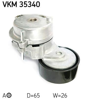 Polea tensora, correa auxiliar servicios SKF ref. VKM 35340